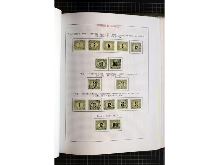 1868/1979, ungebrauchte und gestempelte Sammlung mit u.a. Mi.-Nr. 1 (3), 4 (5), 5 (4), 6(6), 430-37U, 467-70U, 1104I, Bl.18A 