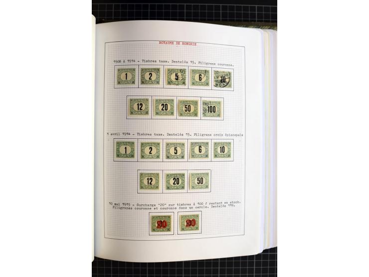 1868/1979, ungebrauchte und gestempelte Sammlung mit u.a. Mi.-Nr. 1 (3), 4 (5), 5 (4), 6(6), 430-37U, 467-70U, 1104I, Bl.18A 