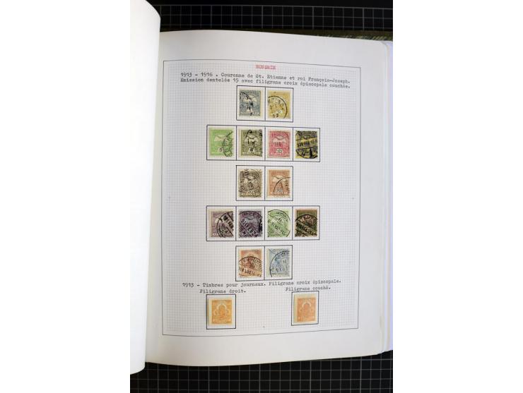 1868/1979, ungebrauchte und gestempelte Sammlung mit u.a. Mi.-Nr. 1 (3), 4 (5), 5 (4), 6(6), 430-37U, 467-70U, 1104I, Bl.18A 