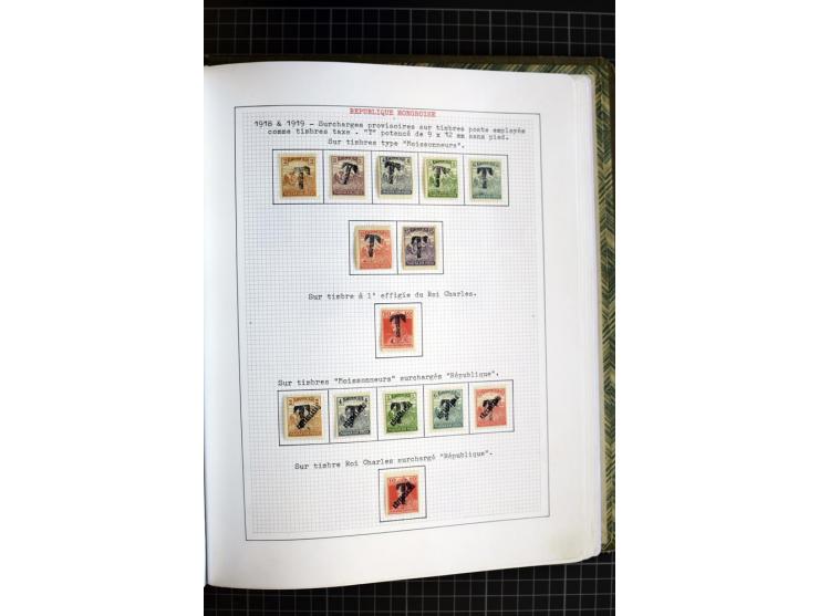 1868/1979, ungebrauchte und gestempelte Sammlung mit u.a. Mi.-Nr. 1 (3), 4 (5), 5 (4), 6(6), 430-37U, 467-70U, 1104I, Bl.18A 