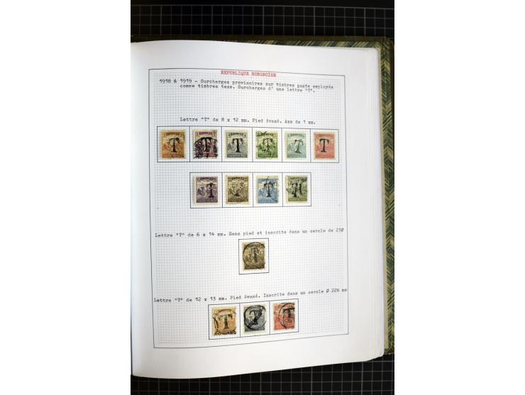 1868/1979, ungebrauchte und gestempelte Sammlung mit u.a. Mi.-Nr. 1 (3), 4 (5), 5 (4), 6(6), 430-37U, 467-70U, 1104I, Bl.18A 