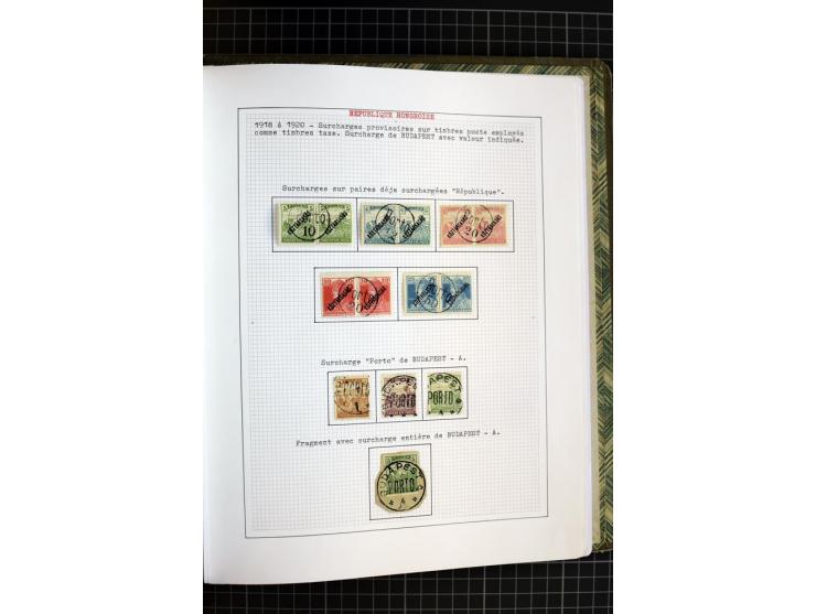 1868/1979, ungebrauchte und gestempelte Sammlung mit u.a. Mi.-Nr. 1 (3), 4 (5), 5 (4), 6(6), 430-37U, 467-70U, 1104I, Bl.18A 