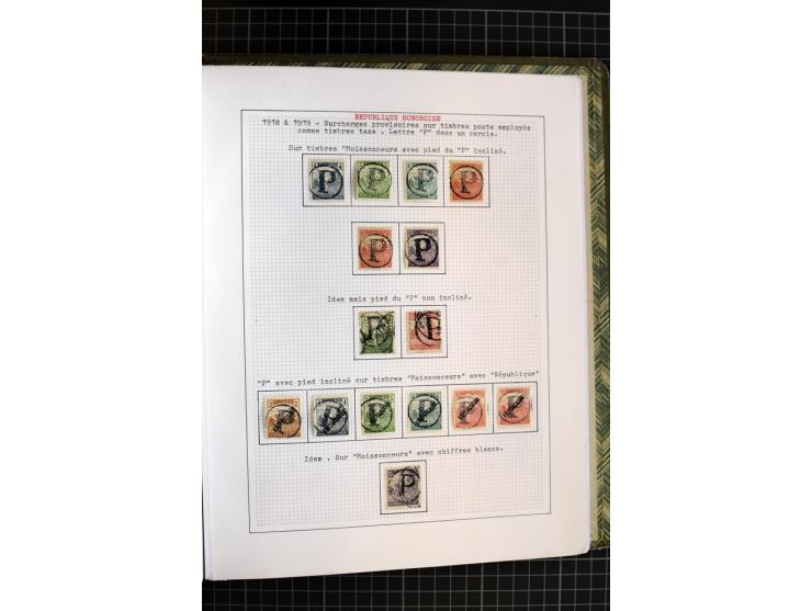 1868/1979, ungebrauchte und gestempelte Sammlung mit u.a. Mi.-Nr. 1 (3), 4 (5), 5 (4), 6(6), 430-37U, 467-70U, 1104I, Bl.18A 