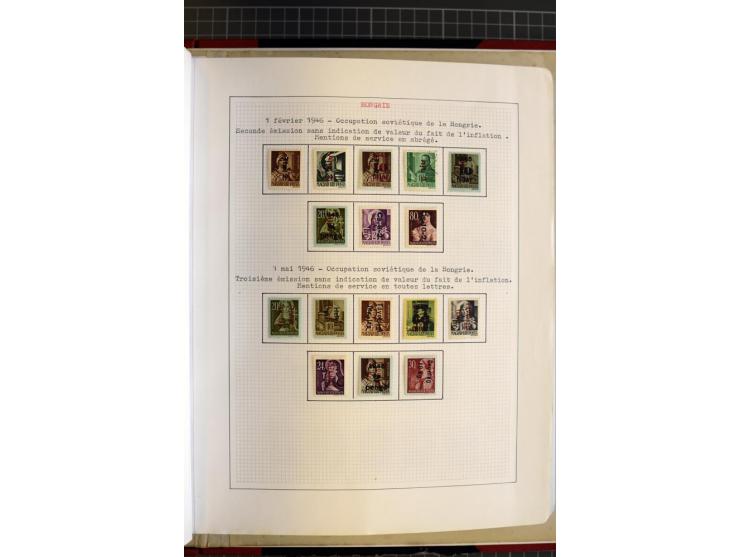 1868/1979, ungebrauchte und gestempelte Sammlung mit u.a. Mi.-Nr. 1 (3), 4 (5), 5 (4), 6(6), 430-37U, 467-70U, 1104I, Bl.18A 