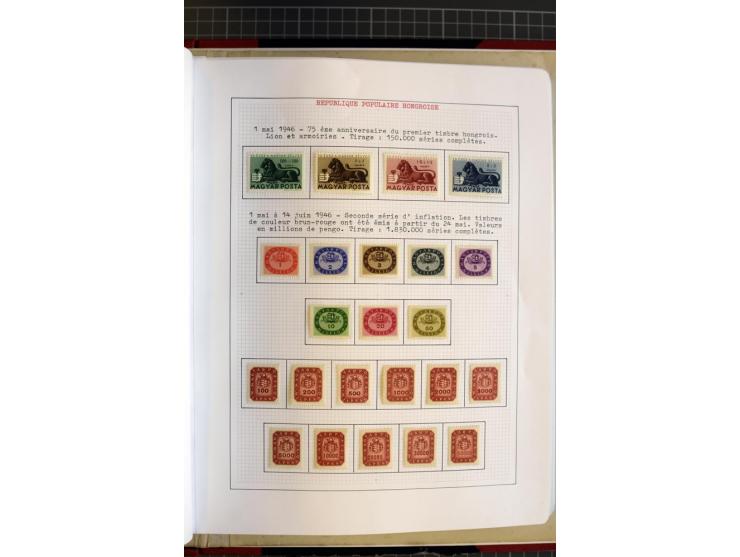 1868/1979, ungebrauchte und gestempelte Sammlung mit u.a. Mi.-Nr. 1 (3), 4 (5), 5 (4), 6(6), 430-37U, 467-70U, 1104I, Bl.18A 