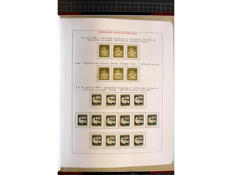 1868/1979, ungebrauchte und gestempelte Sammlung mit u.a. Mi.-Nr. 1 (3), 4 (5), 5 (4), 6(6), 430-37U, 467-70U, 1104I, Bl.18A 