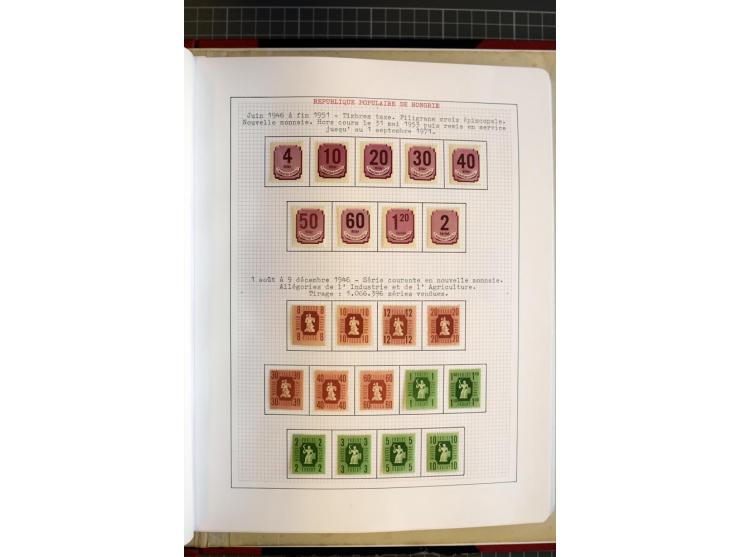 1868/1979, ungebrauchte und gestempelte Sammlung mit u.a. Mi.-Nr. 1 (3), 4 (5), 5 (4), 6(6), 430-37U, 467-70U, 1104I, Bl.18A 