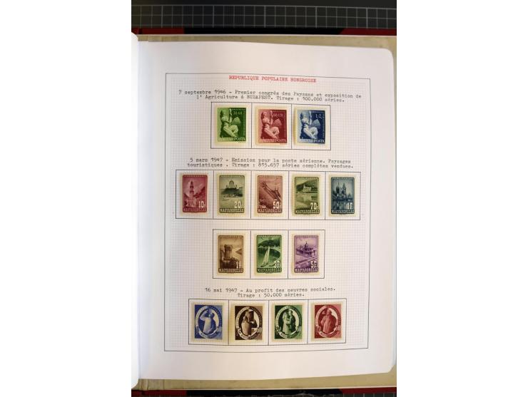 1868/1979, ungebrauchte und gestempelte Sammlung mit u.a. Mi.-Nr. 1 (3), 4 (5), 5 (4), 6(6), 430-37U, 467-70U, 1104I, Bl.18A 