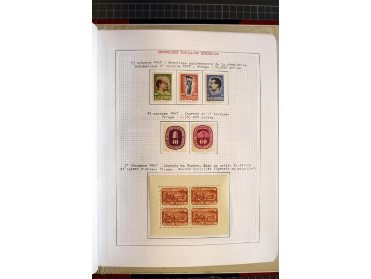 1868/1979, ungebrauchte und gestempelte Sammlung mit u.a. Mi.-Nr. 1 (3), 4 (5), 5 (4), 6(6), 430-37U, 467-70U, 1104I, Bl.18A 