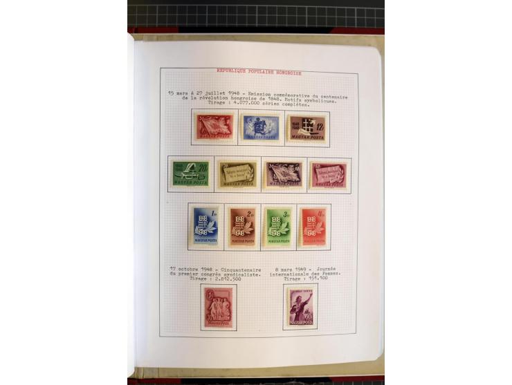 1868/1979, ungebrauchte und gestempelte Sammlung mit u.a. Mi.-Nr. 1 (3), 4 (5), 5 (4), 6(6), 430-37U, 467-70U, 1104I, Bl.18A 