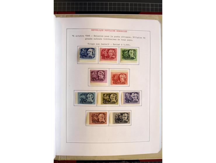 1868/1979, ungebrauchte und gestempelte Sammlung mit u.a. Mi.-Nr. 1 (3), 4 (5), 5 (4), 6(6), 430-37U, 467-70U, 1104I, Bl.18A 