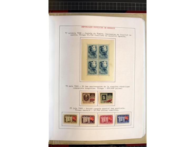 1868/1979, ungebrauchte und gestempelte Sammlung mit u.a. Mi.-Nr. 1 (3), 4 (5), 5 (4), 6(6), 430-37U, 467-70U, 1104I, Bl.18A 