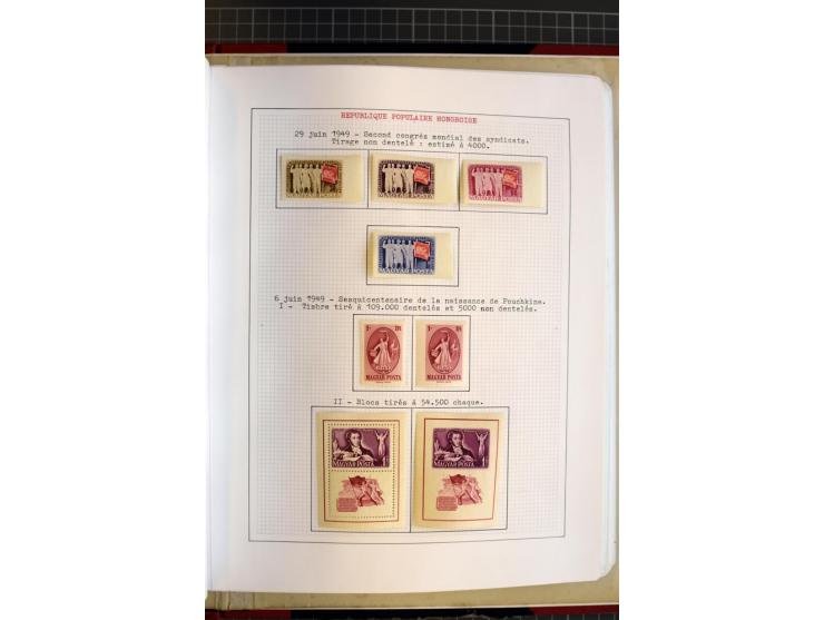 1868/1979, ungebrauchte und gestempelte Sammlung mit u.a. Mi.-Nr. 1 (3), 4 (5), 5 (4), 6(6), 430-37U, 467-70U, 1104I, Bl.18A 