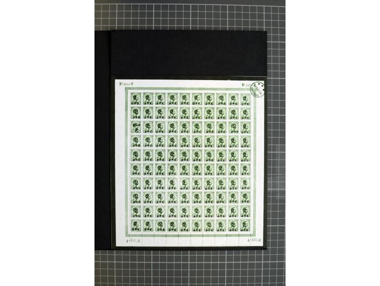 1840/1900, überwiegend gestempelte Sammlung mit u.a. Mi.-Nr. 1 (15), 2 (2), 5 (2), 7 (Paar), 85 (2) etc., weiter Einheiten, v