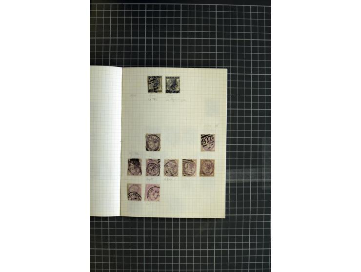 1840/1900, überwiegend gestempelte Sammlung mit u.a. Mi.-Nr. 1 (15), 2 (2), 5 (2), 7 (Paar), 85 (2) etc., weiter Einheiten, v
