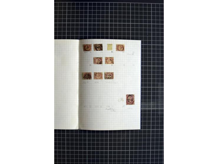 1840/1900, überwiegend gestempelte Sammlung mit u.a. Mi.-Nr. 1 (15), 2 (2), 5 (2), 7 (Paar), 85 (2) etc., weiter Einheiten, v