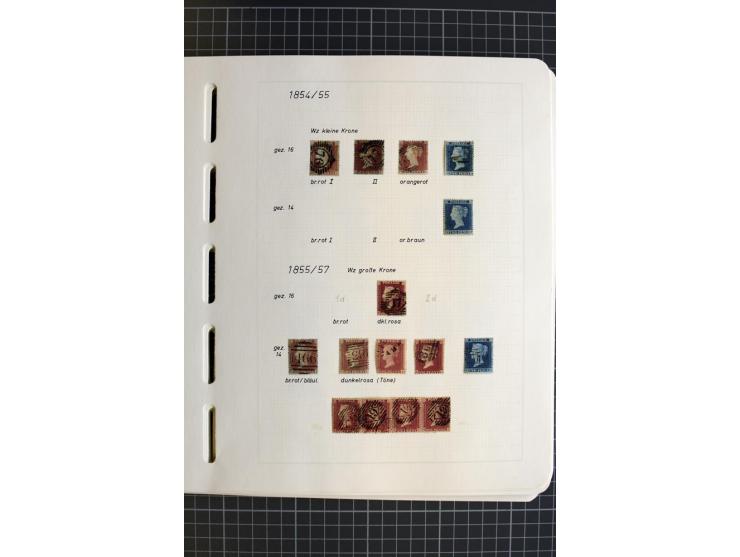 1840/1900, überwiegend gestempelte Sammlung mit u.a. Mi.-Nr. 1 (15), 2 (2), 5 (2), 7 (Paar), 85 (2) etc., weiter Einheiten, v