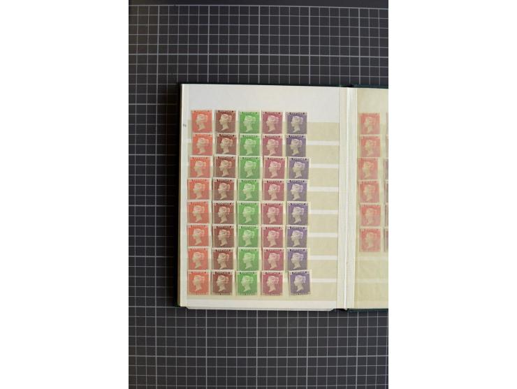 1840/1900, überwiegend gestempelte Sammlung mit u.a. Mi.-Nr. 1 (15), 2 (2), 5 (2), 7 (Paar), 85 (2) etc., weiter Einheiten, v