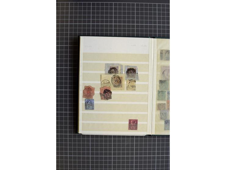 1840/1900, überwiegend gestempelte Sammlung mit u.a. Mi.-Nr. 1 (15), 2 (2), 5 (2), 7 (Paar), 85 (2) etc., weiter Einheiten, v