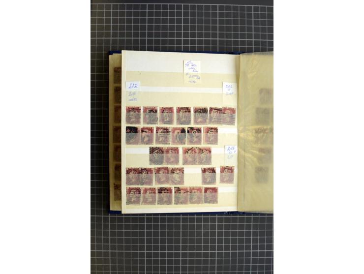 1840/1900, überwiegend gestempelte Sammlung mit u.a. Mi.-Nr. 1 (15), 2 (2), 5 (2), 7 (Paar), 85 (2) etc., weiter Einheiten, v