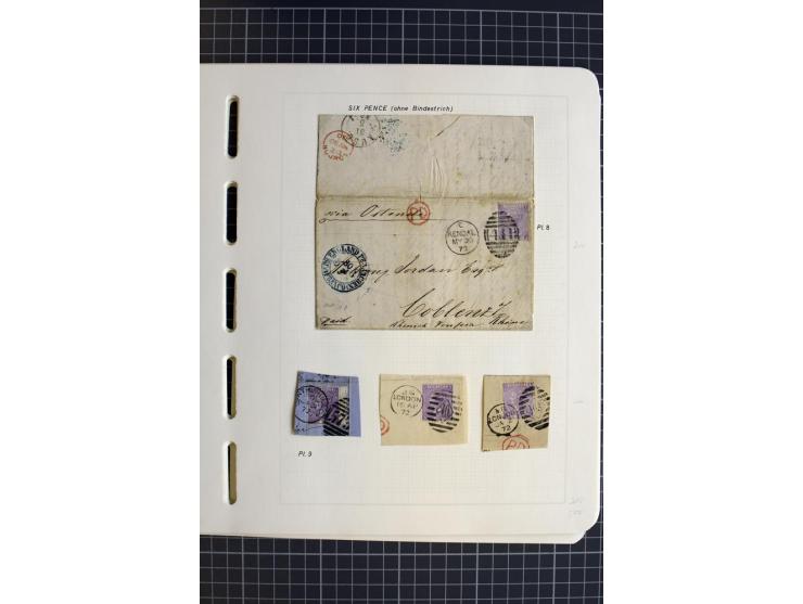 1840/1900, überwiegend gestempelte Sammlung mit u.a. Mi.-Nr. 1 (15), 2 (2), 5 (2), 7 (Paar), 85 (2) etc., weiter Einheiten, v