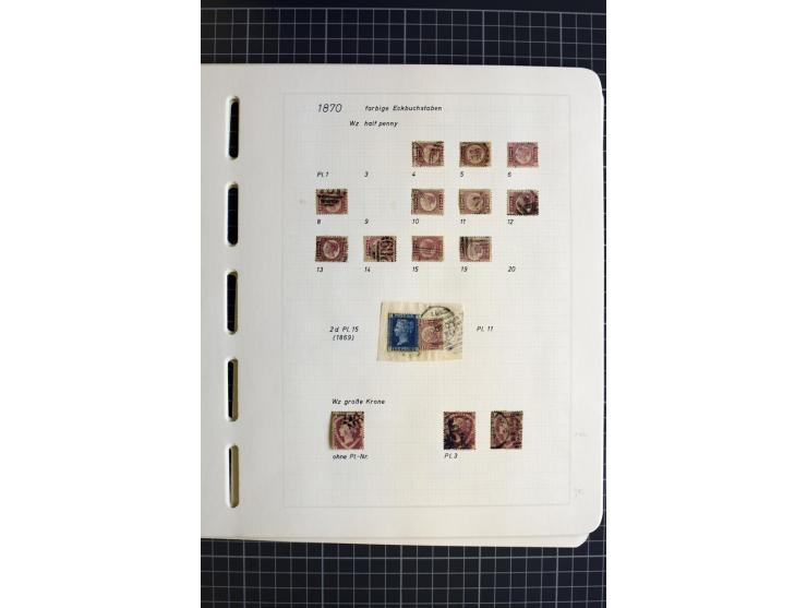1840/1900, überwiegend gestempelte Sammlung mit u.a. Mi.-Nr. 1 (15), 2 (2), 5 (2), 7 (Paar), 85 (2) etc., weiter Einheiten, v