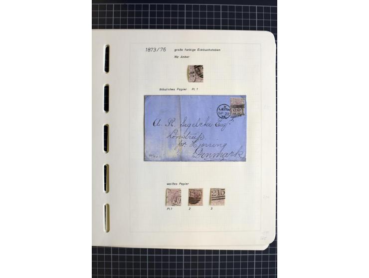 1840/1900, überwiegend gestempelte Sammlung mit u.a. Mi.-Nr. 1 (15), 2 (2), 5 (2), 7 (Paar), 85 (2) etc., weiter Einheiten, v