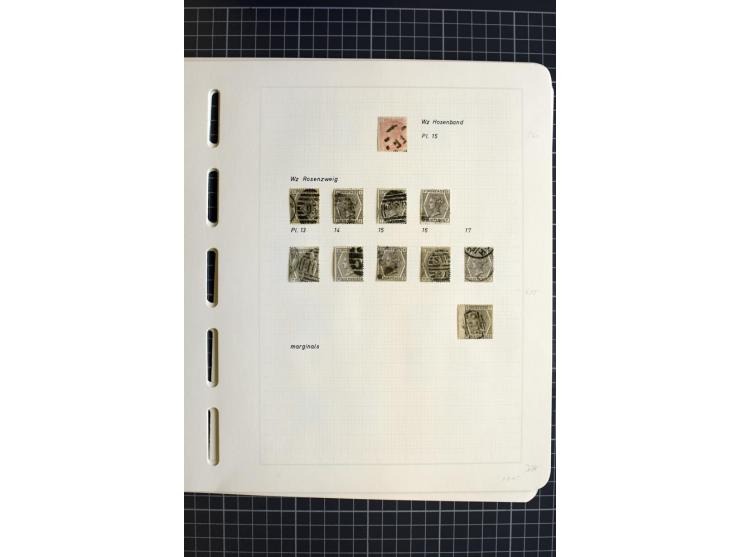 1840/1900, überwiegend gestempelte Sammlung mit u.a. Mi.-Nr. 1 (15), 2 (2), 5 (2), 7 (Paar), 85 (2) etc., weiter Einheiten, v