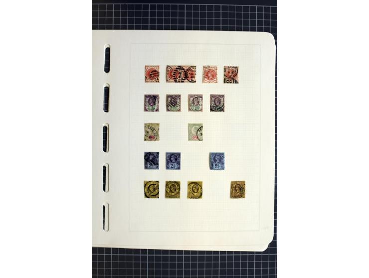 1840/1900, überwiegend gestempelte Sammlung mit u.a. Mi.-Nr. 1 (15), 2 (2), 5 (2), 7 (Paar), 85 (2) etc., weiter Einheiten, v