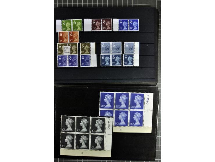 1952/89, überwiegend postfrischer und teils gestempelter Sammlungsbestand, insbesondere die Dauerserien stark spezialisiert m