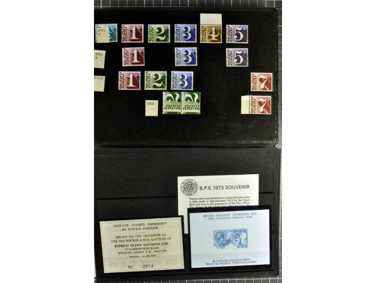 1952/89, überwiegend postfrischer und teils gestempelter Sammlungsbestand, insbesondere die Dauerserien stark spezialisiert m