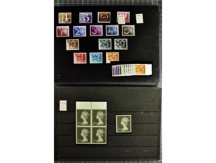 1952/89, überwiegend postfrischer und teils gestempelter Sammlungsbestand, insbesondere die Dauerserien stark spezialisiert m