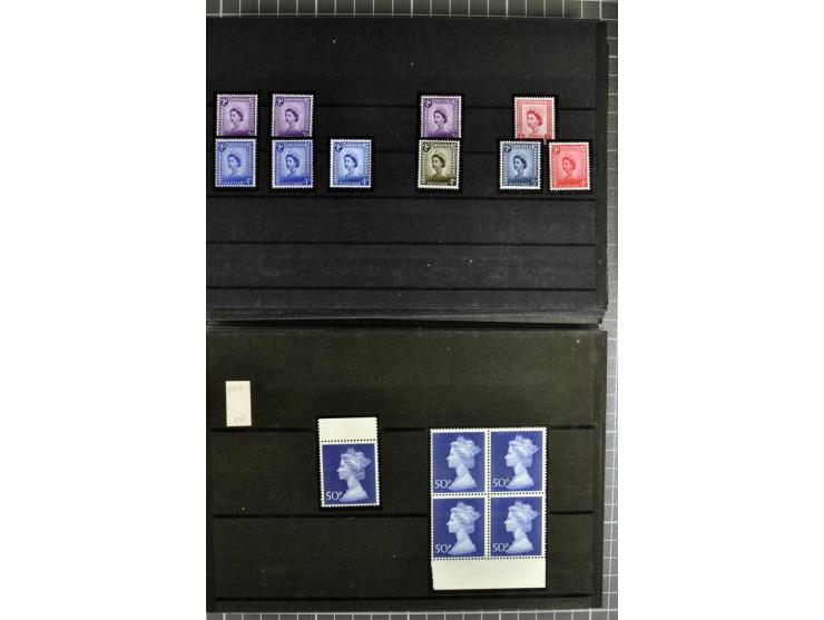 1952/89, überwiegend postfrischer und teils gestempelter Sammlungsbestand, insbesondere die Dauerserien stark spezialisiert m