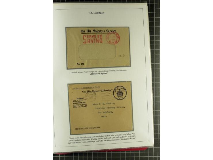 1901/51, "Die Könige im 20. Jahrhundert", überwiegend gestempelte Ausstellungssammlung mit u.a. Mi.-Nr. 118, Briefe, Karten u