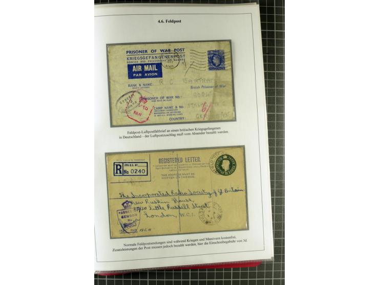 1901/51, "Die Könige im 20. Jahrhundert", überwiegend gestempelte Ausstellungssammlung mit u.a. Mi.-Nr. 118, Briefe, Karten u