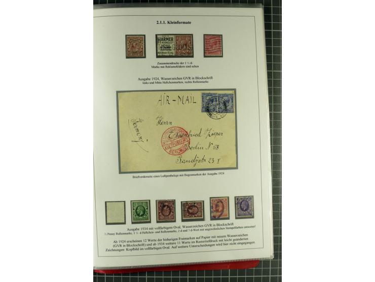 1901/51, "Die Könige im 20. Jahrhundert", überwiegend gestempelte Ausstellungssammlung mit u.a. Mi.-Nr. 118, Briefe, Karten u