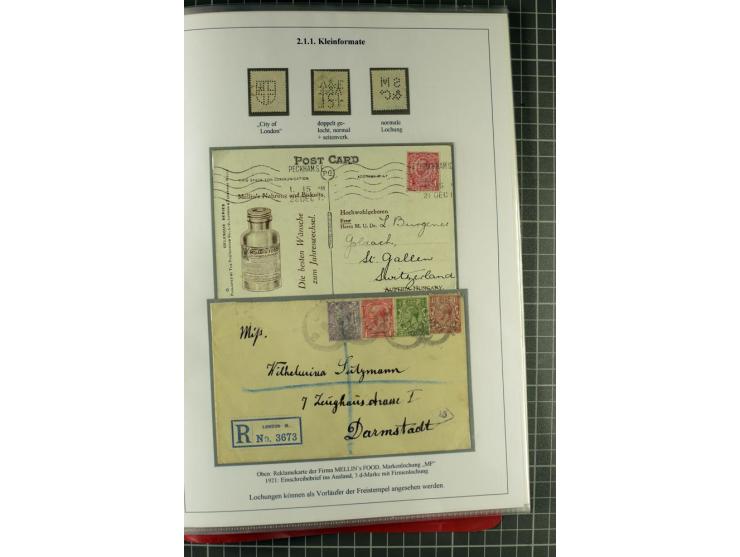 1901/51, "Die Könige im 20. Jahrhundert", überwiegend gestempelte Ausstellungssammlung mit u.a. Mi.-Nr. 118, Briefe, Karten u