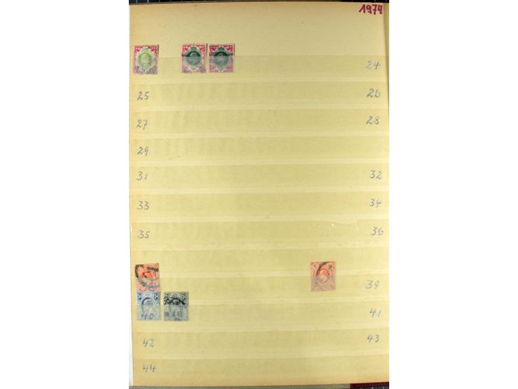 1901/51, "Die Könige im 20. Jahrhundert", überwiegend gestempelte Ausstellungssammlung mit u.a. Mi.-Nr. 118, Briefe, Karten u