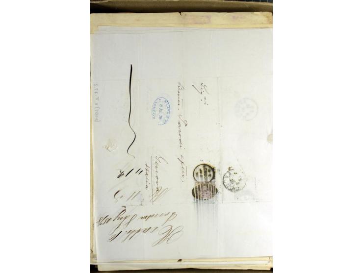 1840/84 (ca.), über 400 Briefe meist nach Genua gelaufen, hoher Katalogwert