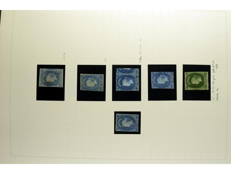 1851/1950 (ca.), ungebrauchte und gestempelte reichhaltige Sammlung, teils mehrfach gesammelt mit u.a. Britisch Guyana Mi.-Nr