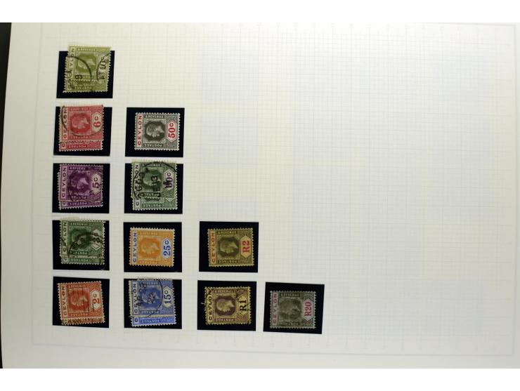 1851/1950 (ca.), ungebrauchte und gestempelte reichhaltige Sammlung, teils mehrfach gesammelt mit u.a. Britisch Guyana Mi.-Nr