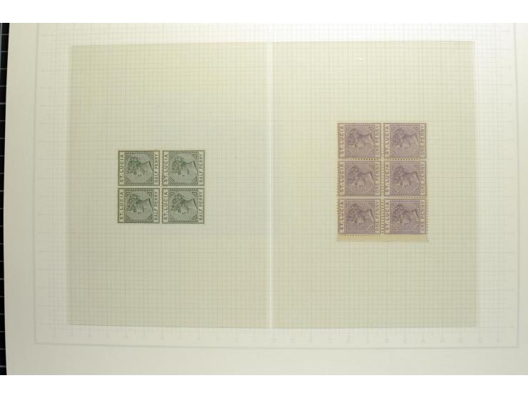 1851/1950 (ca.), ungebrauchte und gestempelte reichhaltige Sammlung, teils mehrfach gesammelt mit u.a. Britisch Guyana Mi.-Nr