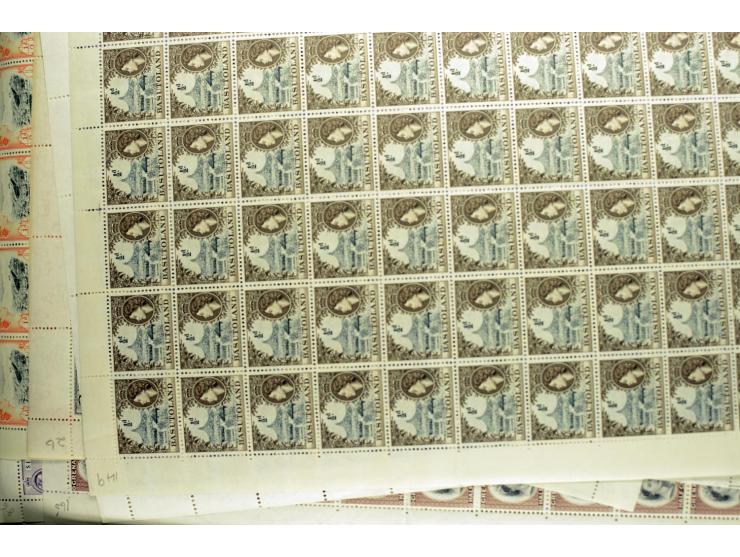 1851/1950 (ca.), ungebrauchte und gestempelte reichhaltige Sammlung, teils mehrfach gesammelt mit u.a. Britisch Guyana Mi.-Nr