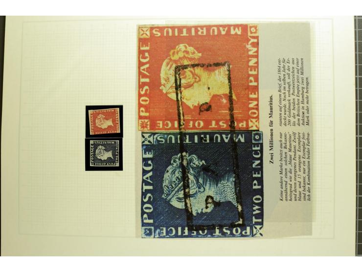 1851/1950 (ca.), ungebrauchte und gestempelte reichhaltige Sammlung, teils mehrfach gesammelt mit u.a. Britisch Guyana Mi.-Nr