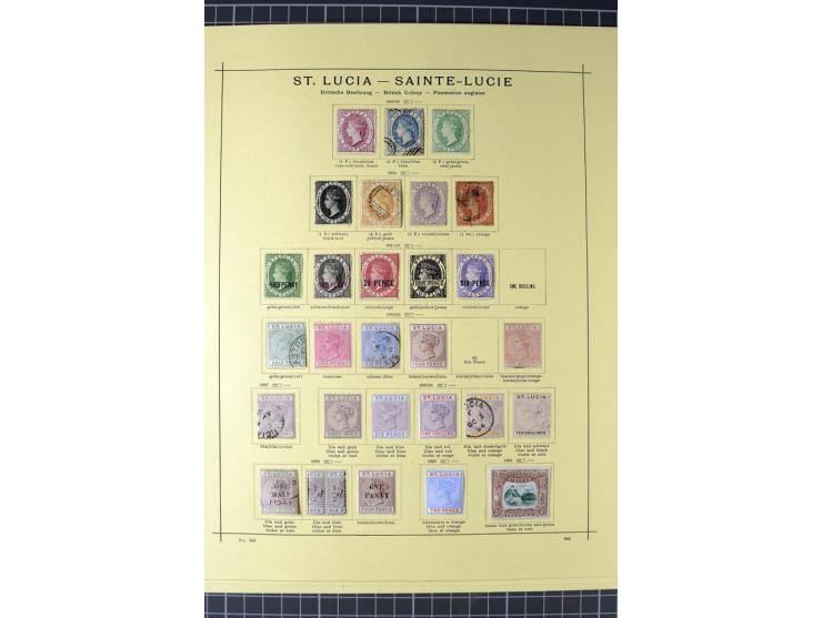 BRITISCH WESTINDIEN: 1860/1940 (ca.), ungebrauchte und gestempelte sehr schöne Sammlung, dabei viele bessere Werte, u.a. St. 