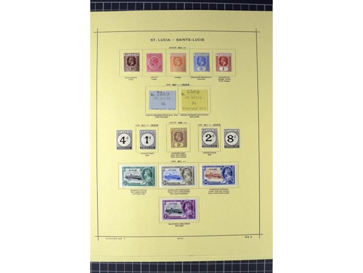 BRITISCH WESTINDIEN: 1860/1940 (ca.), ungebrauchte und gestempelte sehr schöne Sammlung, dabei viele bessere Werte, u.a. St. 