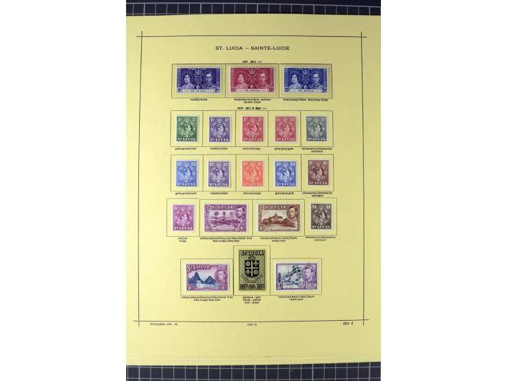 BRITISCH WESTINDIEN: 1860/1940 (ca.), ungebrauchte und gestempelte sehr schöne Sammlung, dabei viele bessere Werte, u.a. St. 