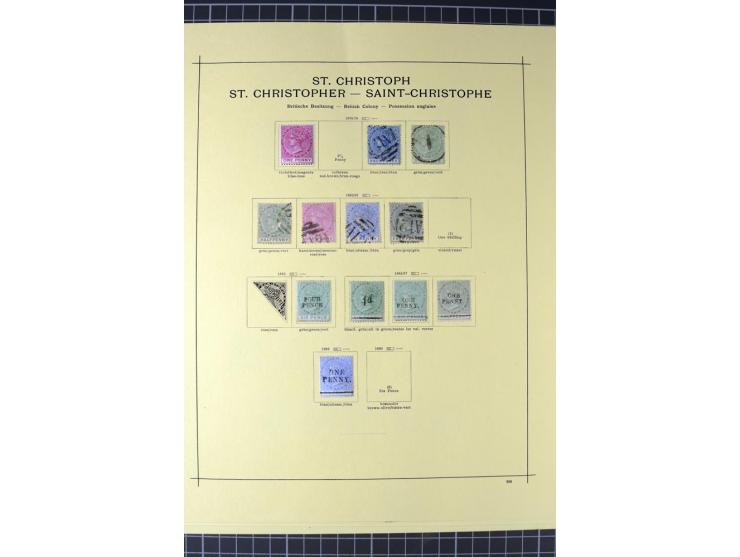 BRITISCH WESTINDIEN: 1860/1940 (ca.), ungebrauchte und gestempelte sehr schöne Sammlung, dabei viele bessere Werte, u.a. St. 