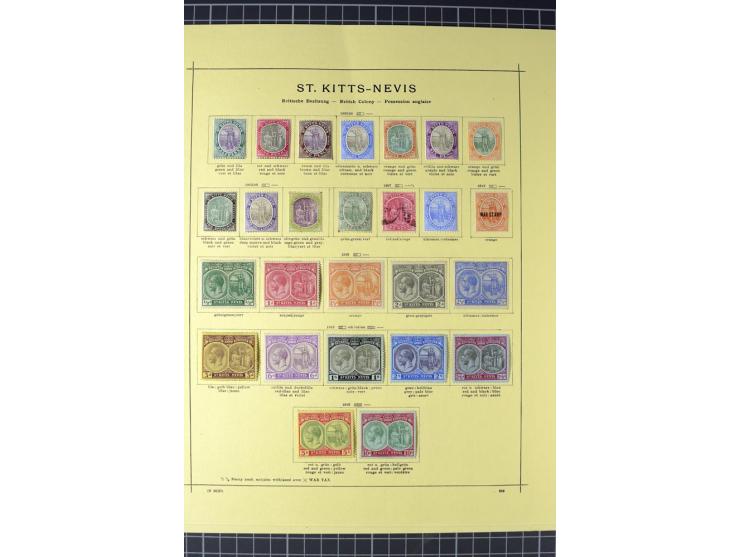 BRITISCH WESTINDIEN: 1860/1940 (ca.), ungebrauchte und gestempelte sehr schöne Sammlung, dabei viele bessere Werte, u.a. St. 