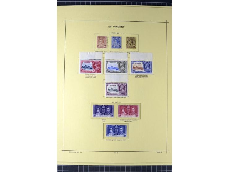 BRITISCH WESTINDIEN: 1860/1940 (ca.), ungebrauchte und gestempelte sehr schöne Sammlung, dabei viele bessere Werte, u.a. St. 
